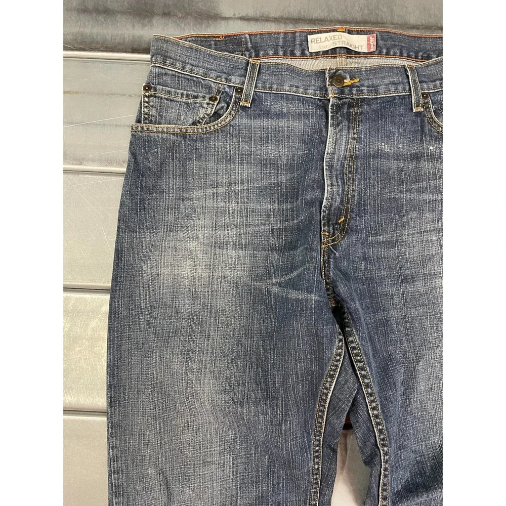 Vintage‎ Levis 559 Jeans Mens 36X34 Blue Medium Wash Denim Relaxed Straight Leg